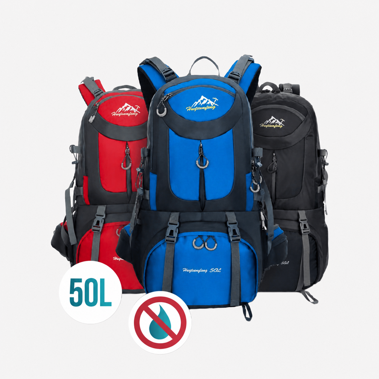 50L Hiking Backpack – Durable, Comfortable & Waterproof